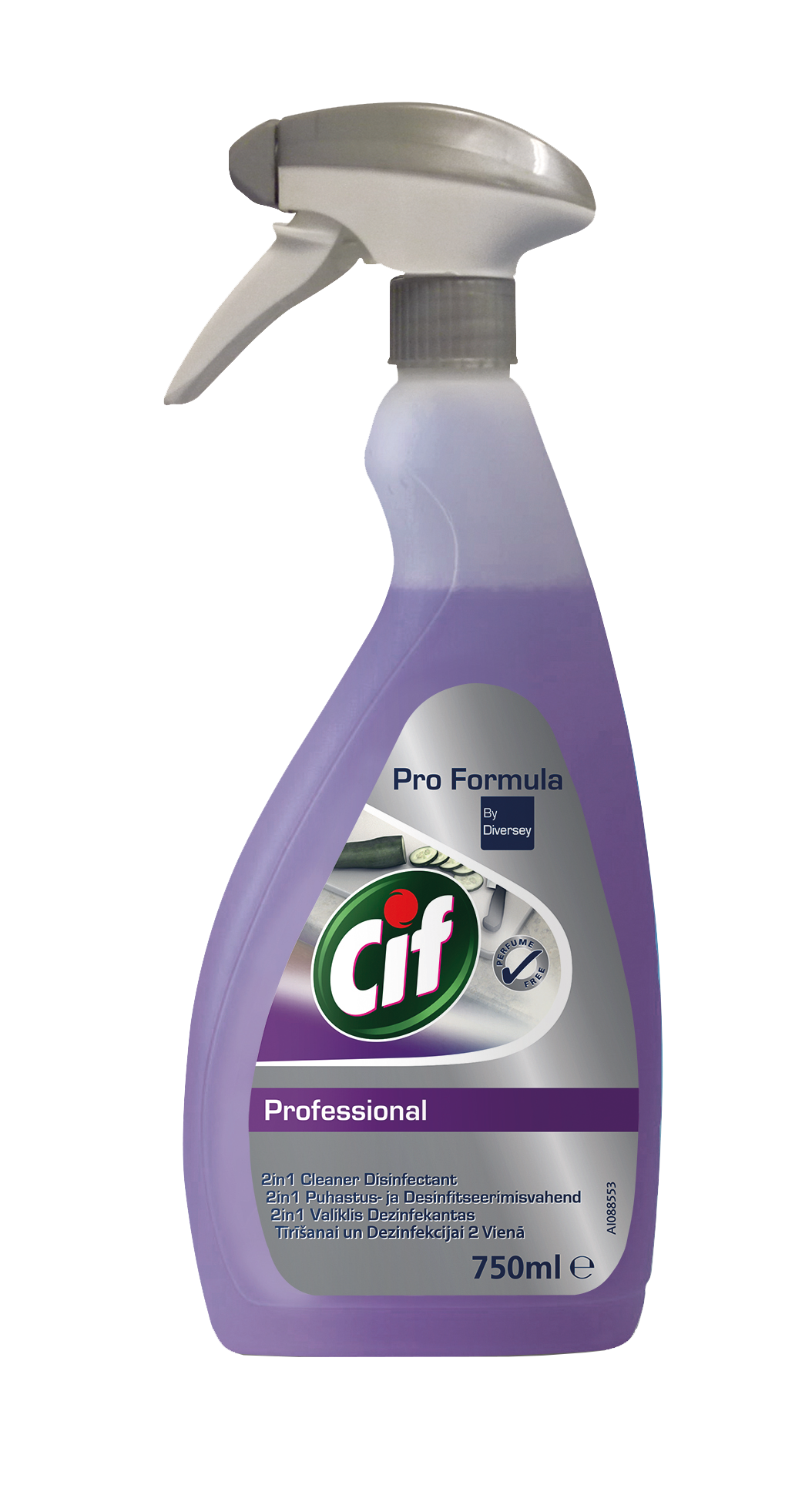 Cif 2 in 1 Cleaner Disinfectant 750ml фото